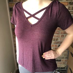 Socialite Maroon Top